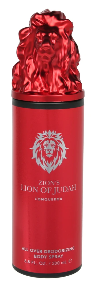 Thumbnail 1: Zion's Lion of Judah 6.8 oz Men's Conqueror Deodorant Body Spray 