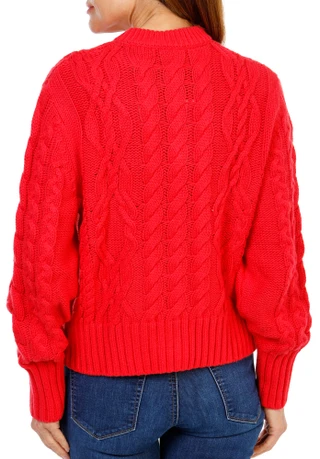 Thumbnail 2: Southern Tide Women's Long Sleeve Cable Knit Button Cardigan  