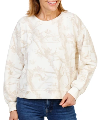 Thumbnail 1: Truth by Republic Women's Long Sleeve Pullover Scuba Sweatshirt 