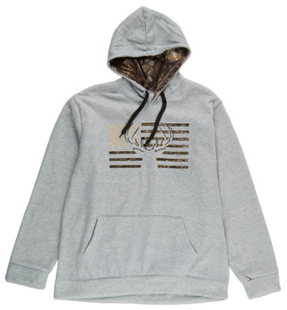Thumbnail 1: REAL TREE Men's Outdoor Americana Flag Hoodie  