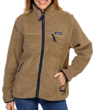 Thumbnail 1: Lands' End Women's Full-Zip Sherpa Jacket 