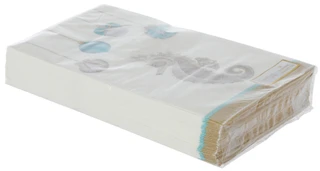 Thumbnail 2: SOPHISTIPLATE 32 Pk Coastal Christmas Seahorse & Ornaments Dinner Napkins 