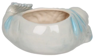 Thumbnail 2: Chubby Mermaids Decorative Coral Manatee Bowl 