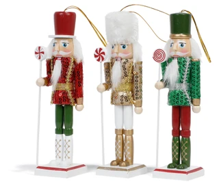 Thumbnail 1: Magical Season 3 Pc 7 In Christmas Nutcrackers with Candy 