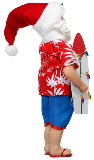 Thumbnail 2: Magical Season 18 in Coastal Christmas Surfin' Santa Decor 