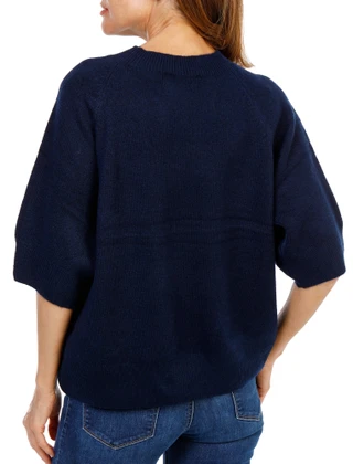 Thumbnail 2: Cece Women's Soft Short Sleeve Knit Sweater  