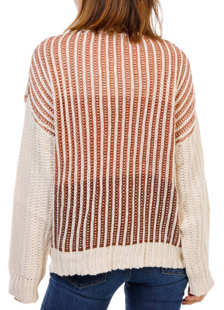 Thumbnail 2: MISS ME Women's Loose Knit Lightweight Pullover Sweater 