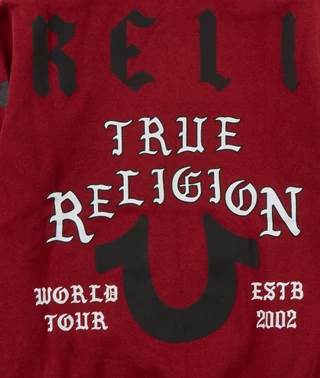 Thumbnail 3: True Religion Boys Logo Zip Front Hoodie  