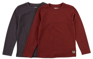 Thumbnail 1: Smith's Boys 2 Pk Waffle Long Sleeve Shirts  