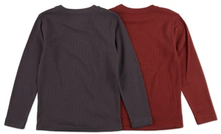 Thumbnail 2: Smith's Boys 2 Pk Waffle Long Sleeve Shirts  