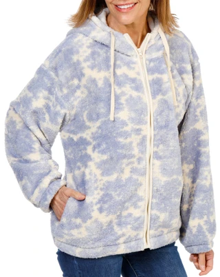 Thumbnail 1: The American Outdoorsman Women's Fluffy Full-Zip Hoodie 