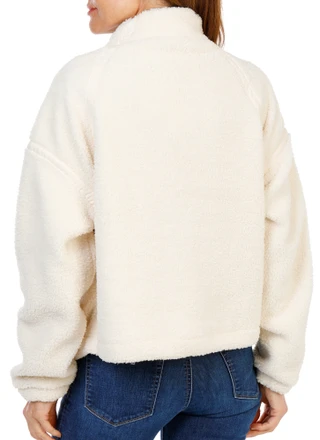 Thumbnail 2: Salt Life Women's Coastal 2 Pocket Zippered Sherpa Jacket 