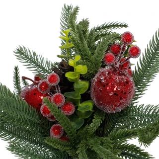 Thumbnail 2: Magical Season 15 in Pine & Sugar Berries Christmas Mix in Vase 
