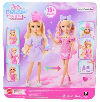 Thumbnail 2: Mattel 15+ Pc Barbie Dream Besties Doll Playset 