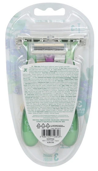 Thumbnail 2: BIC 3 Pk Soleil Escape Lavendar & Eucalyptus Scented Razors 