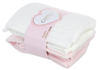 Thumbnail 2: Capelli New York Baby Girls 2 Pk Cotton Tights 
