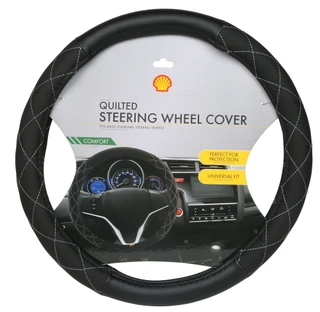 Thumbnail 1: Shell Quilted Steering Wheel Cover 