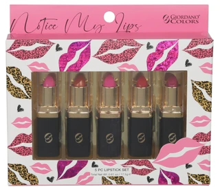 Thumbnail 1: Giordano Colors 5 Pk Lipstick Set 