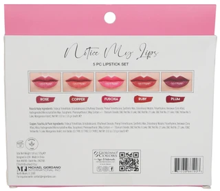Thumbnail 2: Giordano Colors 5 Pk Lipstick Set 