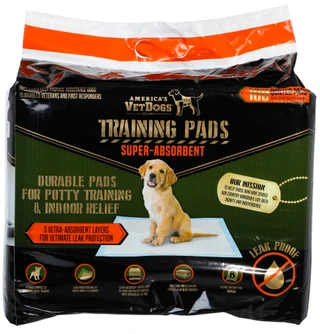 Thumbnail 1: America's Vet Dogs 100 Pk Quilted Super-Absorbent Training Pads for Dogs 