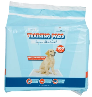 Thumbnail 1: Woof 100 Pk 22x22 Super Absorbent Pet Training Pads 