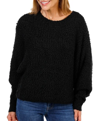 Thumbnail 1: Dear John Women's Stretchy Long Sleeve Berber Sweater 