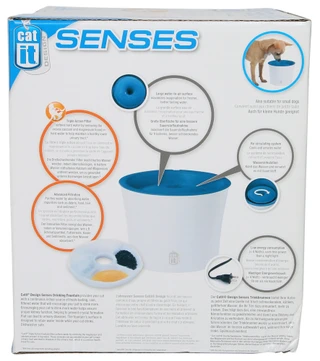 Thumbnail 2: Catit Senses Drinking Fountain with Filter for Cats/Small Dogs 