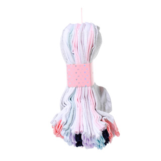 Thumbnail 2: Juicy Couture Girls 10 Pk Quarter Socks 