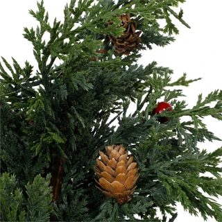 Thumbnail 2: Magical Season 13 In Christmas Tree with Ceramic House Pot 