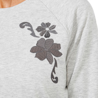 Thumbnail 3: Brias Women's Long Sleeve Embroidered Raglan Top 