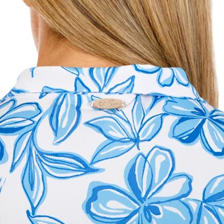 Thumbnail 3: CABANA LIFE Women's Water Floral Quarter Zip Dress 