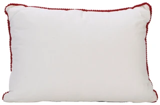 Thumbnail 2: VISTA HOME FASHIONS 14X20 Sparkling Christmas Flamingo Throw Pillow 