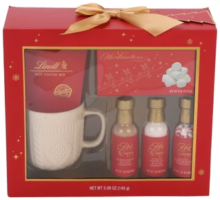 Thumbnail 1: Lindt Christmas Hot Cocoa Gift Set with Mug 