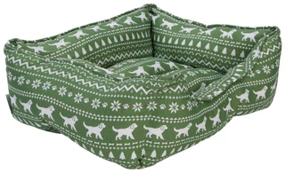 Thumbnail 1: HOUND HOME 21x18x7 Christmas Tree Cuddler Pet Bed 