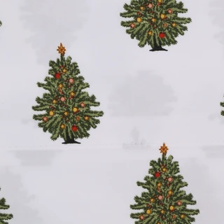 Thumbnail 2: Martha Stewart Full 6 Pc Sugarplum Christmas Tree Sheet Set 