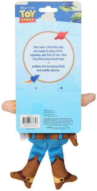 Thumbnail 2: Disney Woody Multisqueaker Plush Dog Toy  