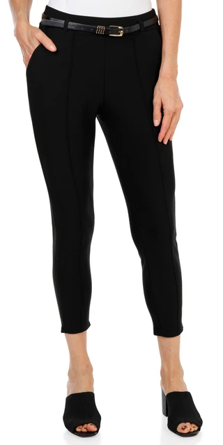 Thumbnail 1: Aerosoles Women's Petite Pull-On Ankle Pants with Belt  
