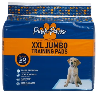 Thumbnail 1: Posh Paws 50 Pk XXL 5 Layer Jumbo Pet Training Pads 