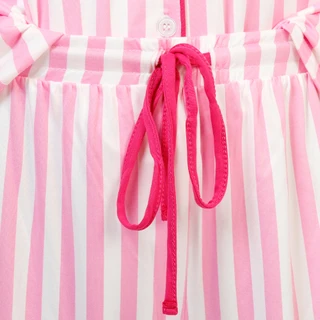 Thumbnail 2: Steve Madden Women's 2 Pc Soft Button Up Tie Waist Pajama Pants Set 
