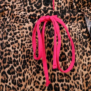 Thumbnail 3: Steve Madden Women's 2 Pc Soft Button Up Tie Waist Pajama Pants Set 