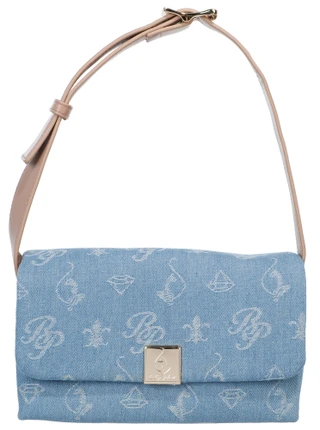 Thumbnail 1: Baby Phat Denim Baguette Shoulder Bag 