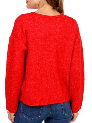 Thumbnail 2: BOBEAU Women's Christmas Jingle Sweater 