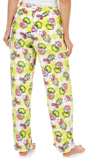 Thumbnail 2: Dr. Seuss Women's Christmas Cindy Lou Who & The Grinch Pajama Pants 