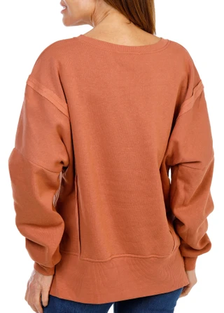 Thumbnail 2: Anneliese Women's Split Hem Graphic Sweatshirt 