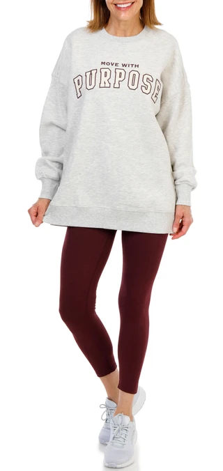 Thumbnail 1: Harmony Balance Women's 2 Pc Active Oversized Sweater & Leggings Set 