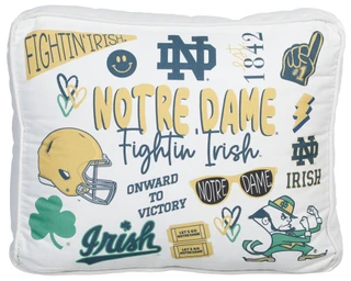 Thumbnail 1: Notre Dame 19x14 Fightin' Irish Canvas Puff Pillow 