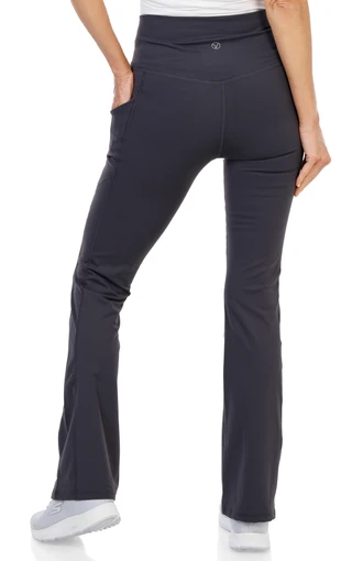Thumbnail 2: VOGO Women's Active High Rise Pocket Flare Leggings  