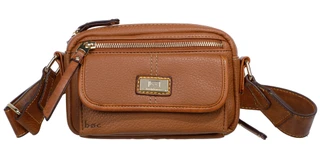Thumbnail 1: B.O.C Multi-Compartment Crossbody Bag w/ Wide Strap 