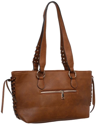 Thumbnail 3: Catherine Malandrino Braided Trim Tote Bag  