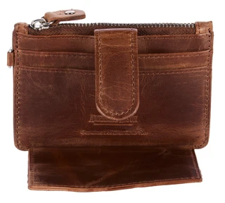 Thumbnail 4: American Bison Genuine Leather RFID Card & ID Wristlet with Zippered Pouch 
